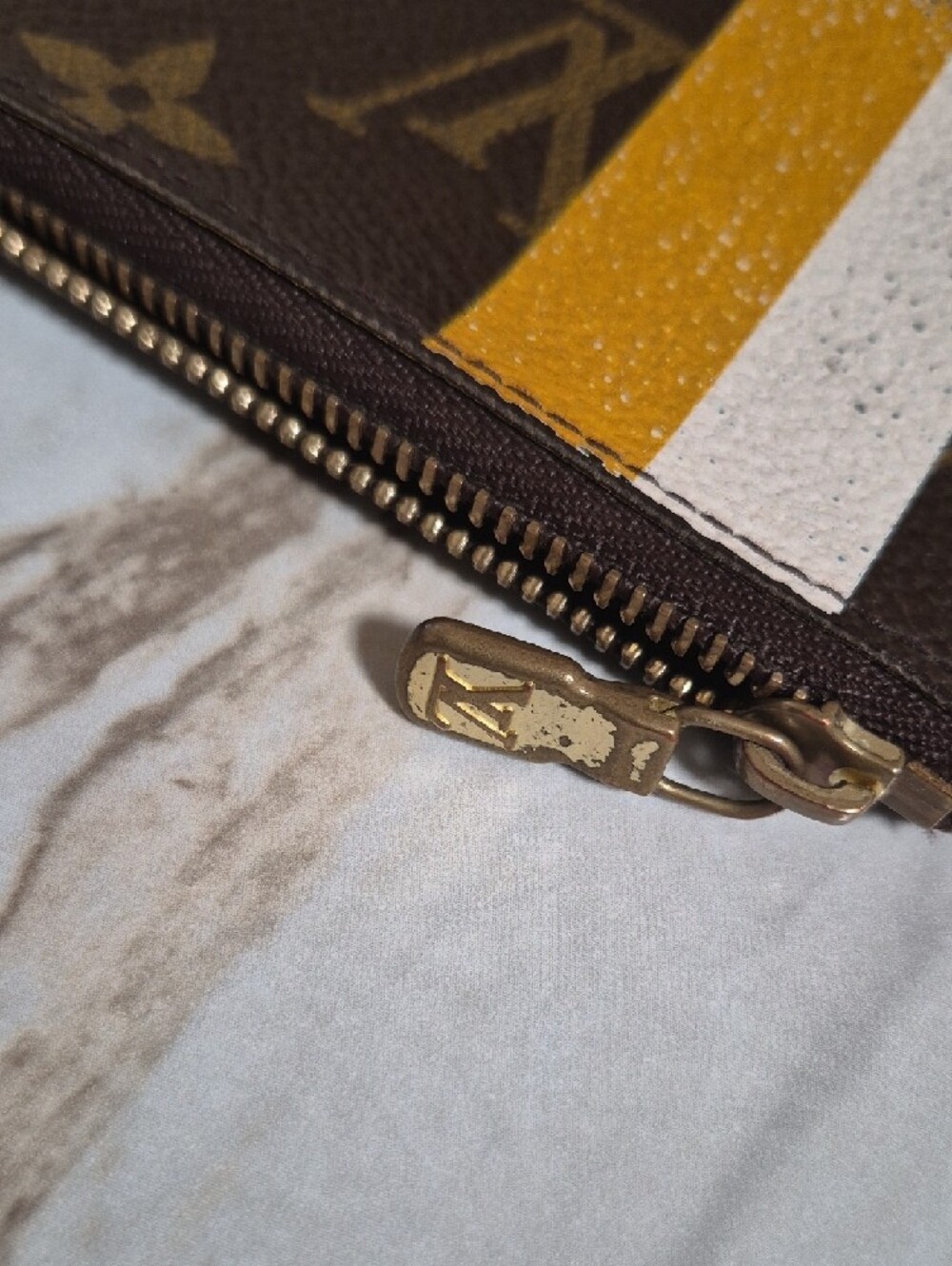 Louis Vuitton Monogram Key Pouch | “Bon Voyage” Custom - Picture 4 of 10